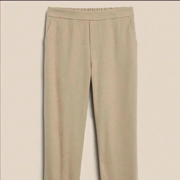 Banana Republic grey and white check  Hayden Taper pants size 18 - Picture 5 of 9